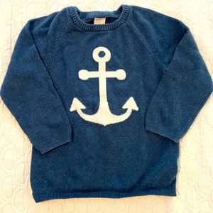 Preppy Lightweight Anchor Sweater